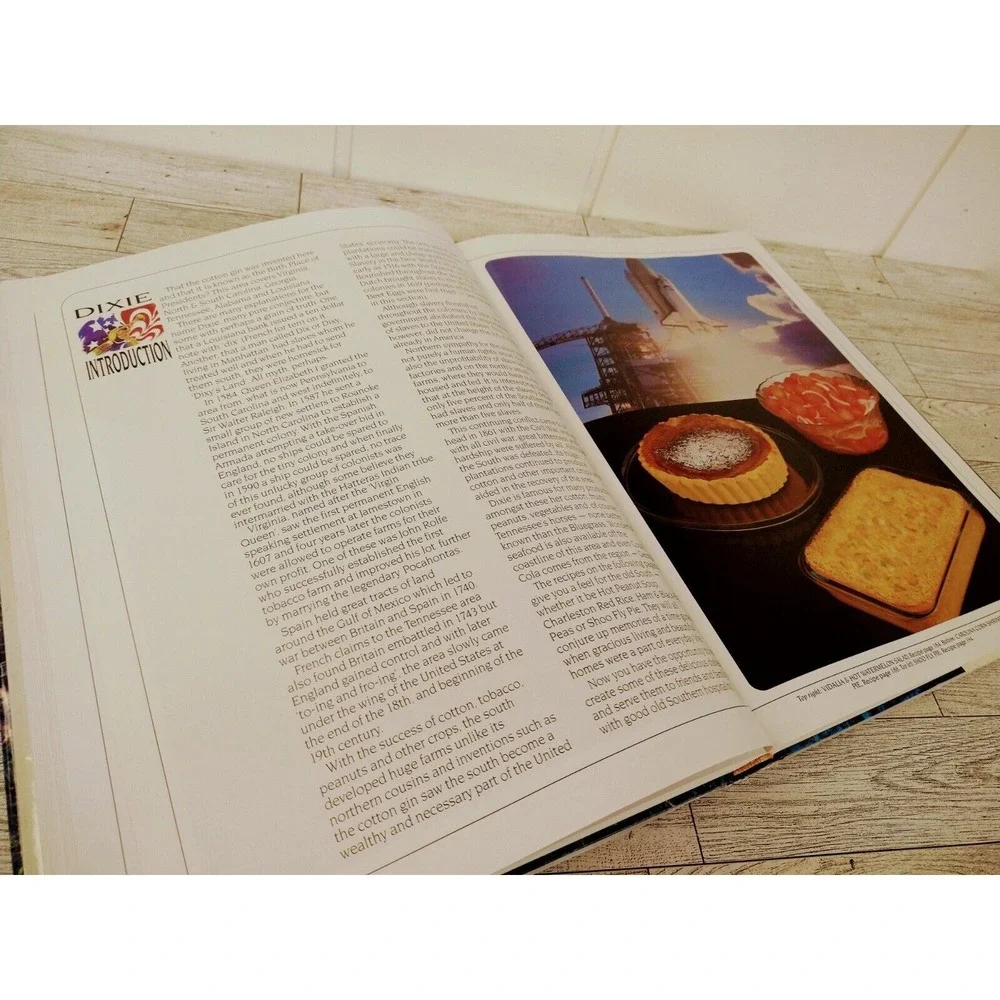 America the Majestic Pictorial Cookbook 1981 HCDJ Oversized Recipes‎ Illustrated